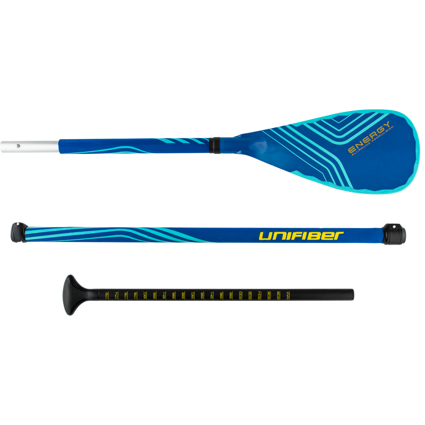 Unifiber Energy Aluminium SUP-Paddel dreiteilig