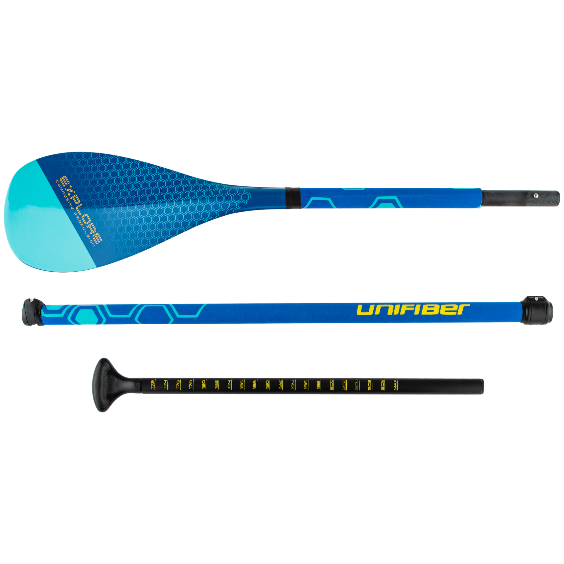 Unifiber Explore Glass SUP-Paddel dreiteilig