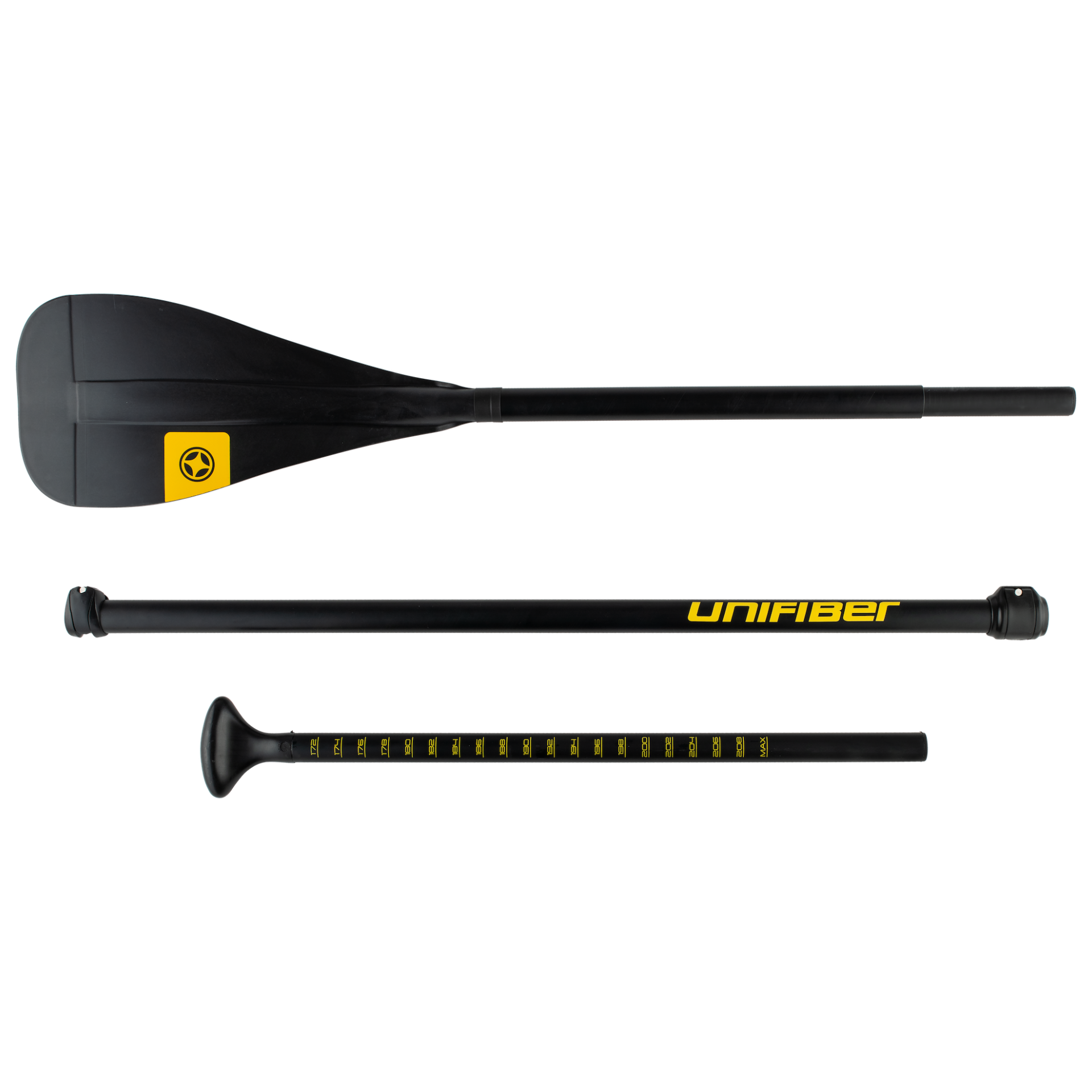 Unifiber Core Aluminium SUP-Paddel dreiteilig