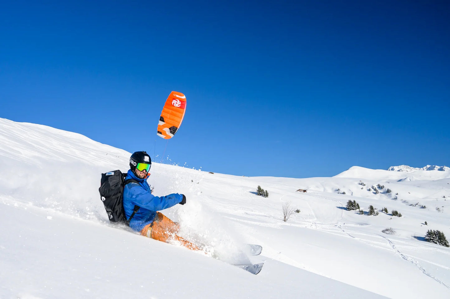 PLKB Lynx V5 Snowkiten Action
